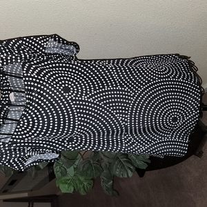 ING retro polka dot blouse